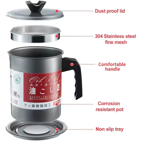 Stainless Steel Oil Filter Pot
