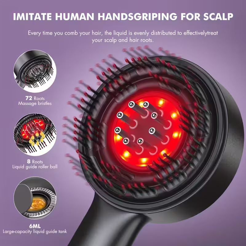 3-1 Red Light Therapy Scalp Massager | 6 Months Warranty