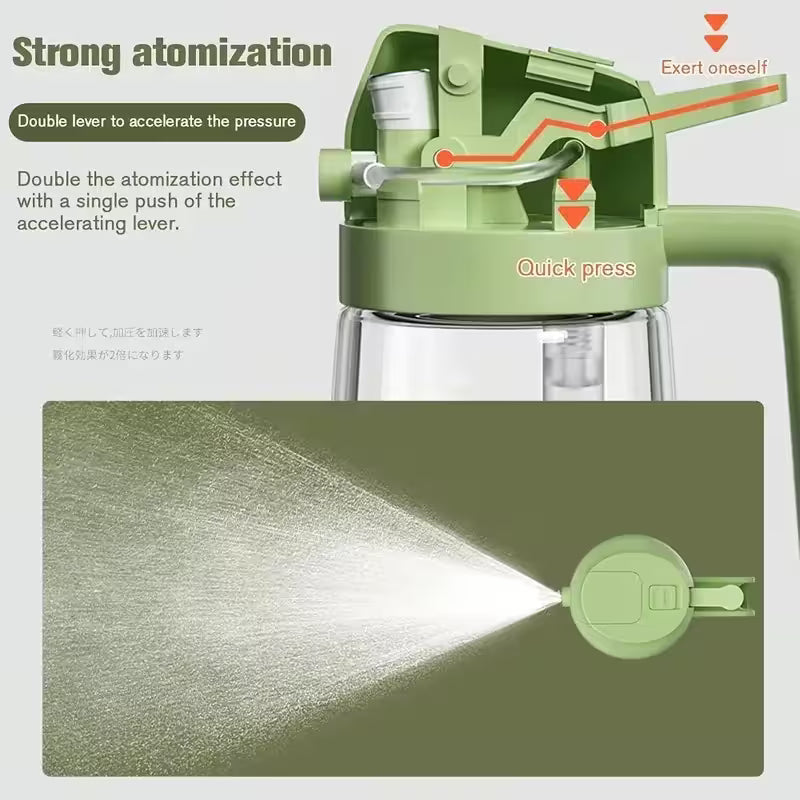 2 in 1 Glass Oil Sprayer & Dispenser - 500ml