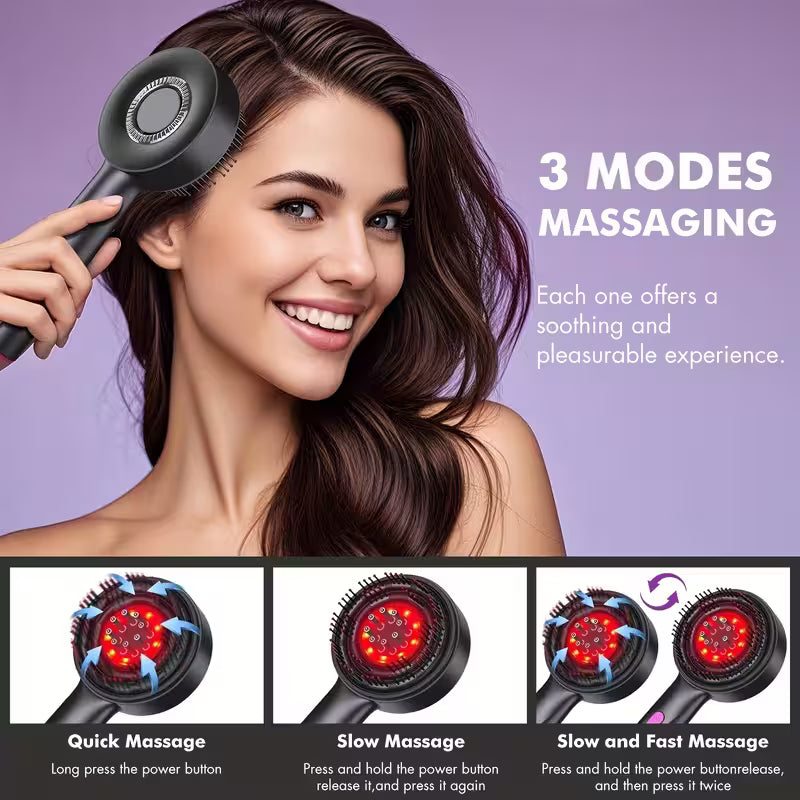 3-1 Red Light Therapy Scalp Massager | 6 Months Warranty