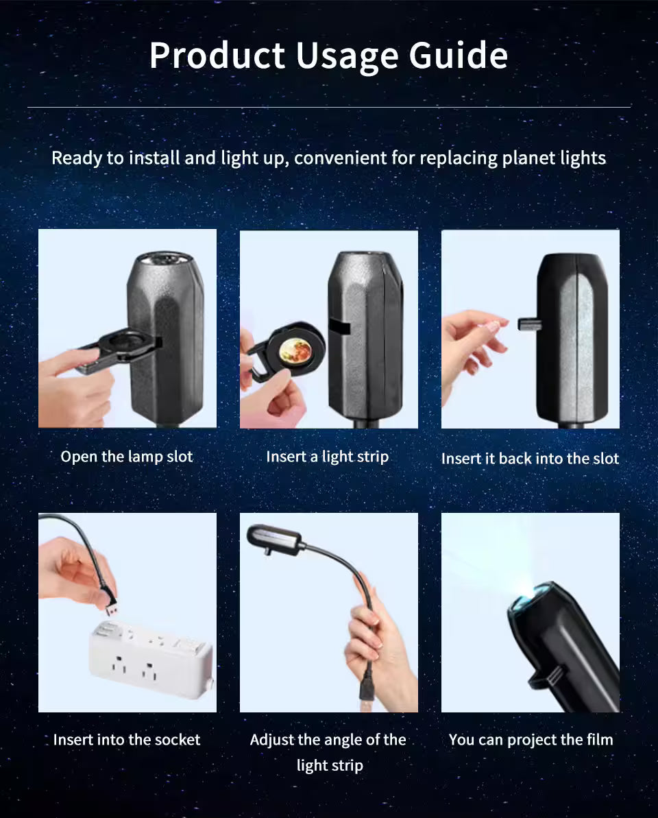 Led Galaxy Projection Light