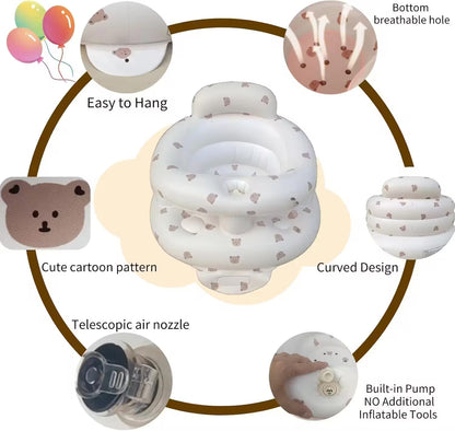 Multifunctional Baby Support Seat – Inflatable & Portable
